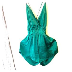 Green sexy fashionNova romper